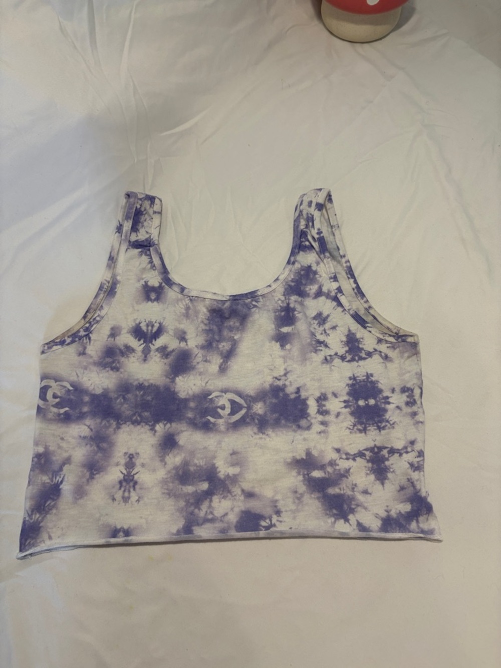 ROMWE Purple Tie-Dye Zodiac Crop Tank - Picture 5 of 5
